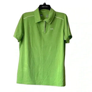 Under Armour NWT Green Golf Polo T-shirt Size XL